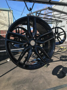 red powder coated star wheels